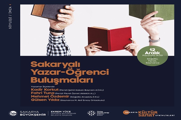 Sakaryalı yazarlar öğrencilerle buluşacak