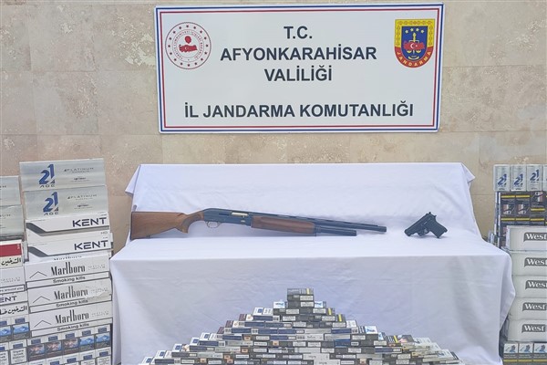 Afyonkarahisar'da kaçakçılık operasyonu