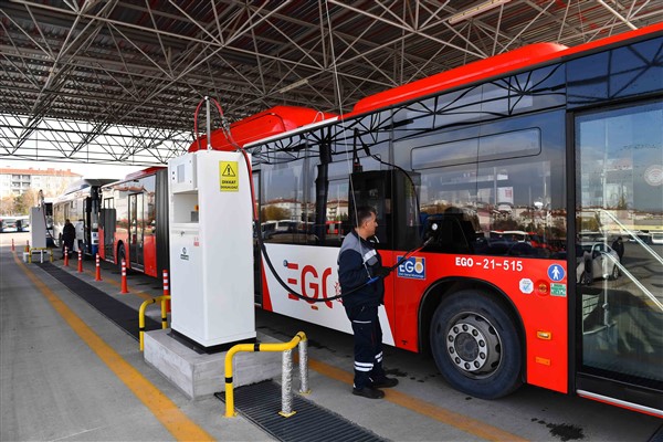 EGO, doğal gaz yakıt dolum tesisini yeniledi