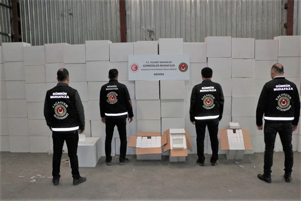 Adana'da kaçak makaron operasyonu 