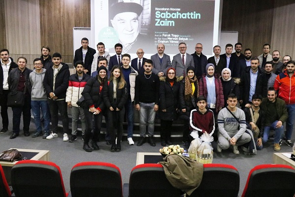 Sakarya'da ‘Hocaların Hocası Sabahattin Zaim’ konferansı gerçekleştirildi