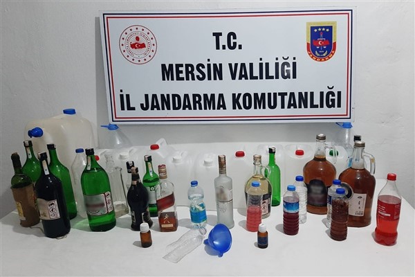 Mersin'de sahte içki operasyonu