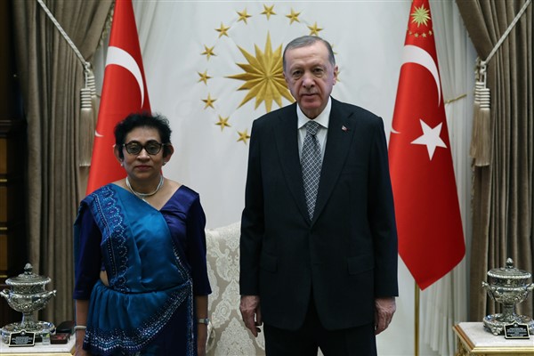 Cumhurbaşkanı Erdoğan, Sri Lanka Büyükelçisi Dissanayake'yi kabul etti