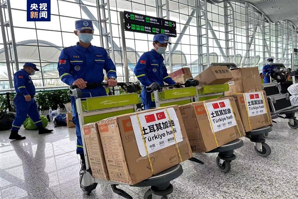Çin, 60 kişilik yeni bir Mavi Gök Kurtarma ekibini Türkiye’ye gönderdi