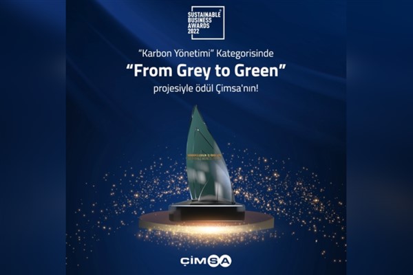 Çimsa’ya Sürdürülebilir İş Ödülleri’nde Karbon Yönetimi ödülü