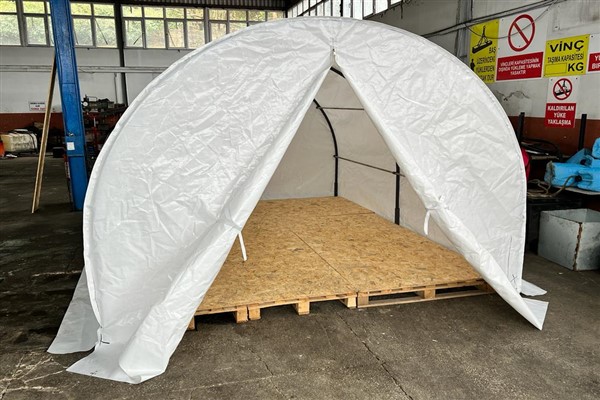 Rize Belediyesi Hatay'da 200 çadırlık çadırkent kuruyor