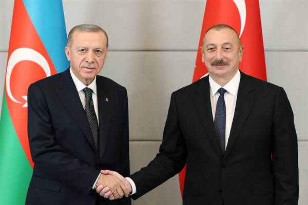 Cumhurbaşkanı Erdoğan, Azerbaycan Cumhurbaşkanı Aliyev ile ortak basın toplantısı düzenliyor