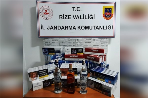 Rize'de kaçakçılık operasyonu