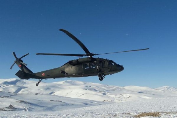 Şırnak'ta bir kişi helikopter ile tahliye edildi